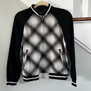 Highland Collective Lightweight Plaid Bomber. Size XS